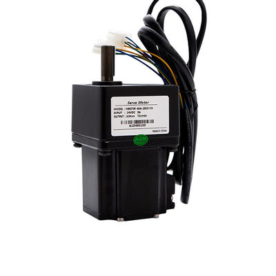 2400 خط 40W محرك سيرفو BLDC مع علبة التروس 12000 التشفير